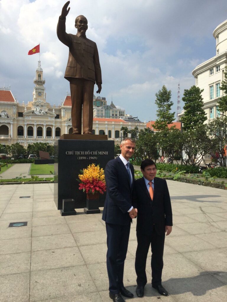 Richard Raši na návšteve vo Vietname v roku 2015, fotoarchív: Vietnamský konzulát Košice