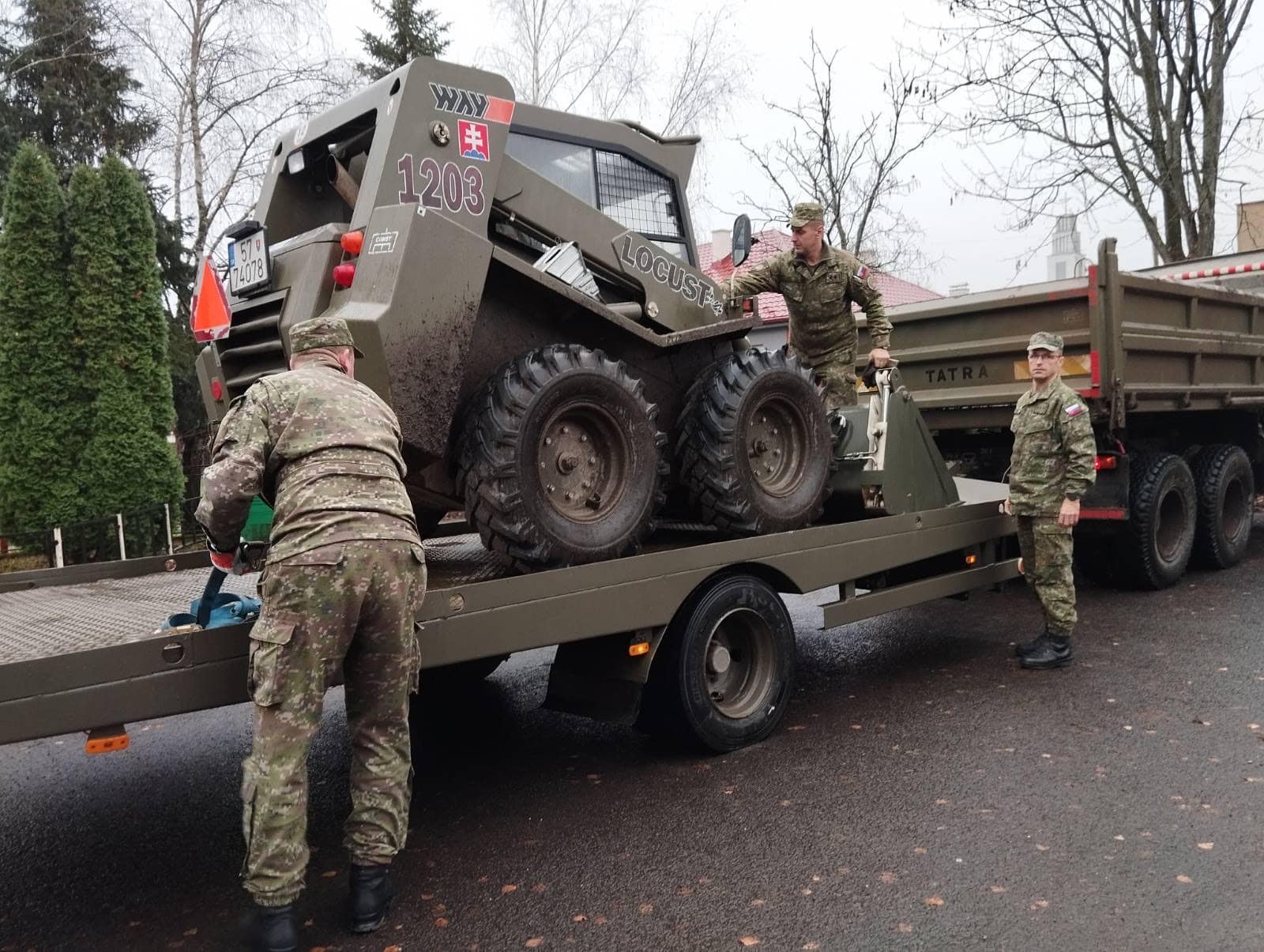 Vojenská technika na VÝCHODNOM Slovensku! Ozbrojené sily prišli na pomoc obyvateľom