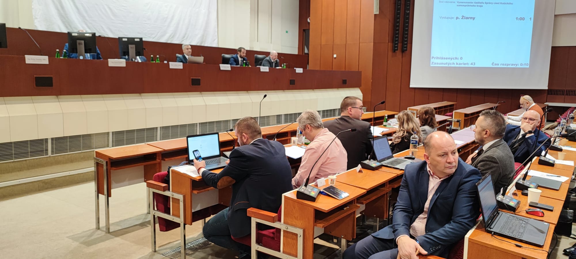 Zasadnutie Zastupiteľstva Košického samosprávneho kraja, FOTO: Tomáš Mácha