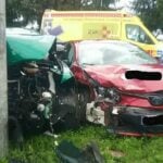 Záchranársky vrtuľník zasahoval pri vážnej nehode v Spišskej Novej Vsi (FOTO)