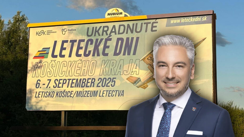 Billboardy v Košiciach k leteckým dňom KSK poškodili neznámi vandali | Koláž redakcia - screenshot rastotrnka.sk