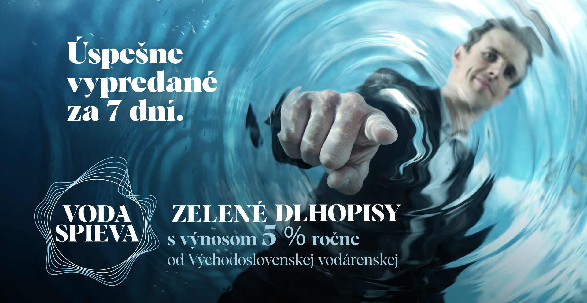 Fotografia k súvisiacemu článku 15 miliónov eur za sedem dní. Vodárenské dlhopisy Voda spieva II sú vypredané!