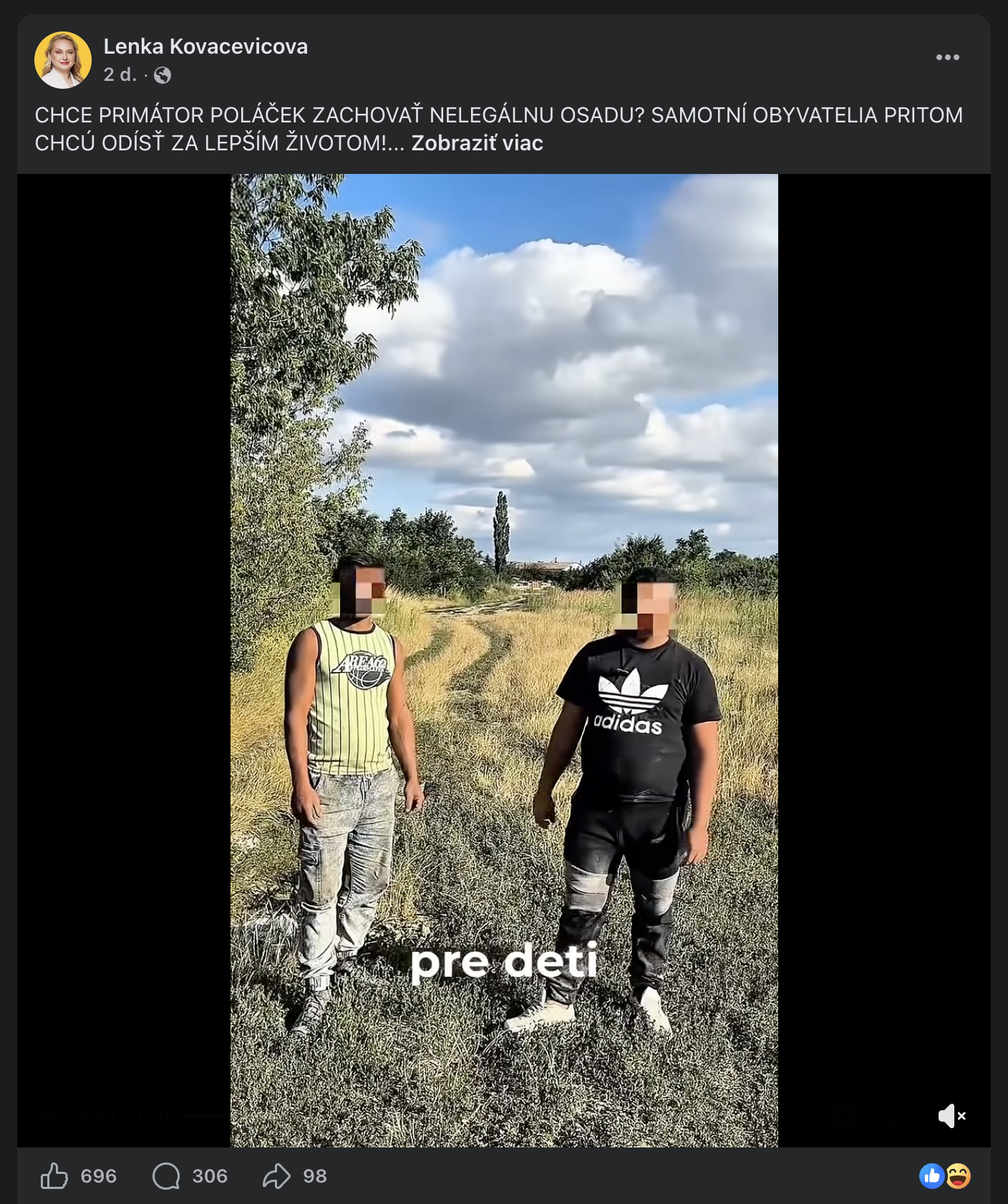 Zamaskovaní respondenti vo videu