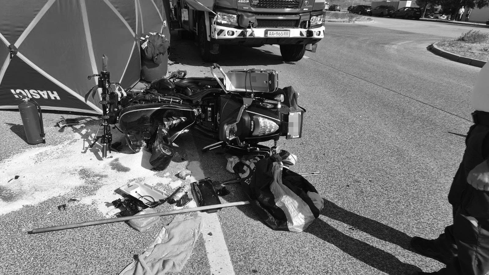 Fotografia k článku Košickí policajti zaznamenali viacero nehôd motorkárov, jedna bola tragická