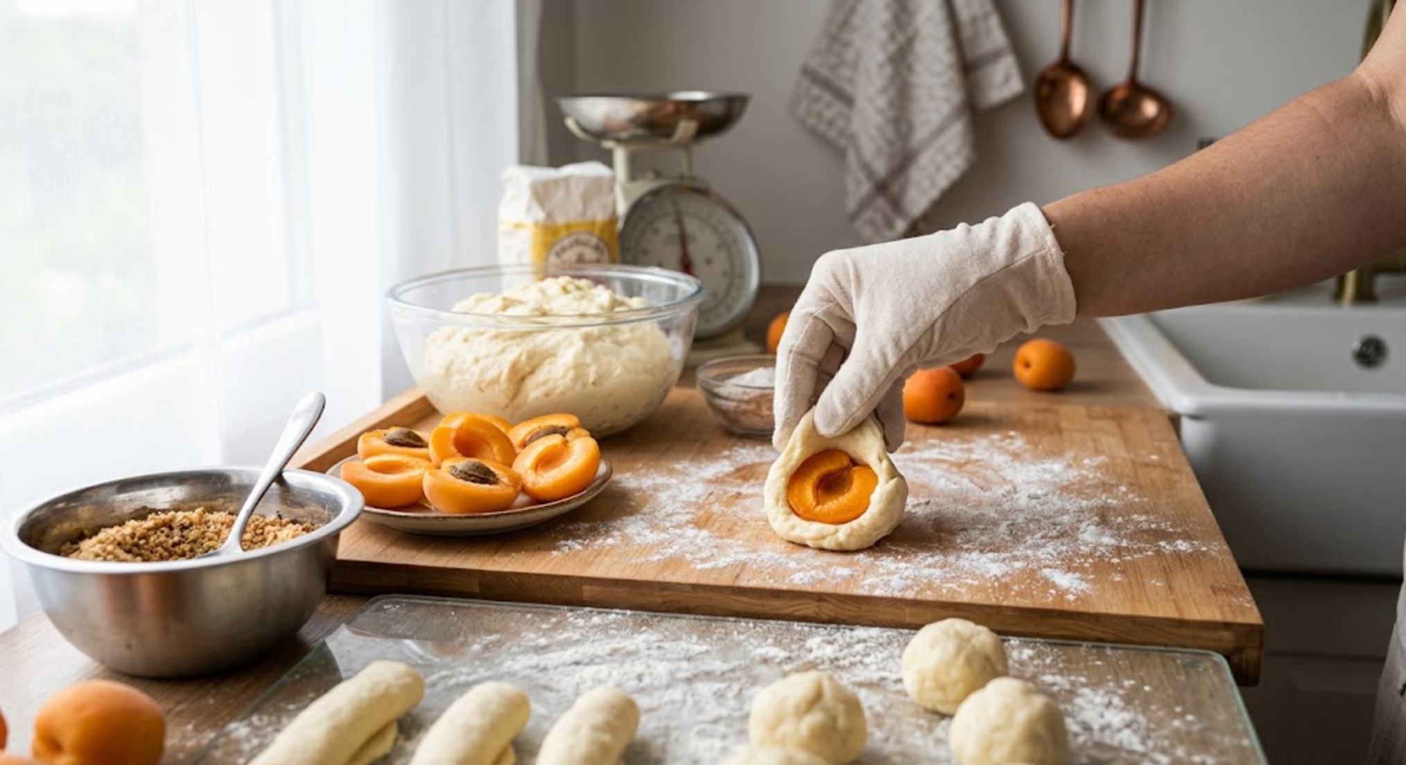 Fotografia k článku Tip na recept: Tvarohové guľky s marhuľami a opraženou strúhankou