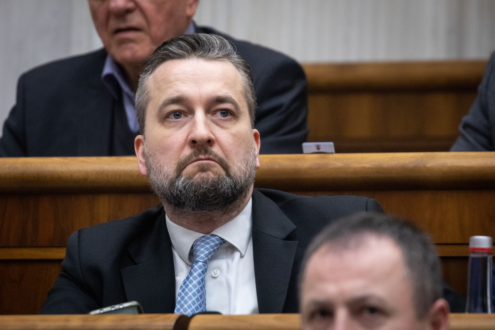 Podpredseda parlamentu Ľuboš Blaha. Foto: SITA/Diana Černáková